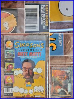 Rare Simpsons Comics & Magazine Archive Sealed Issues + Posters NM+ Provenance