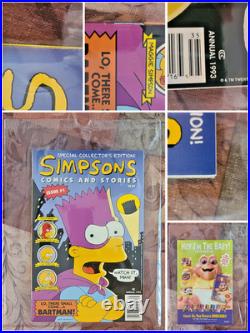 Rare Simpsons Comics & Magazine Archive Sealed Issues + Posters NM+ Provenance