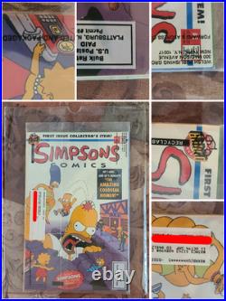 Rare Simpsons Comics & Magazine Archive Sealed Issues + Posters NM+ Provenance