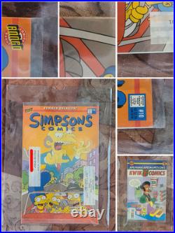 Rare Simpsons Comics & Magazine Archive Sealed Issues + Posters NM+ Provenance