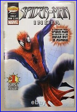 Rare Spider-Man India 1&2 issue Indian variant edition Spider Verse With Poster