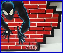 Rare Vtg 1986 Black Suit Promotional 3D Spider-Man Comic Book Shop Store Display