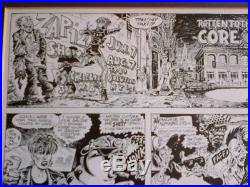 Rare Zap Comix Jam Poster 1989 Signed By All 7 Artists