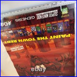 Rare dealer poster Maximum Carnage Venom Spider-Man 36x24 Paint The Town Red #2