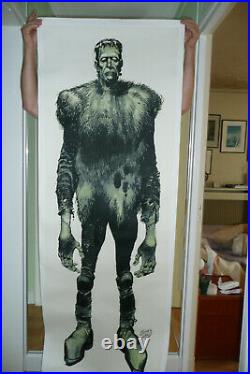 Rarissime poster Frankenstein de Jack DAVIS original neuf