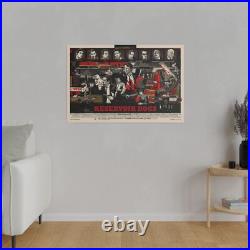 Reservoir Dogs Comic Book Style Movie Poster Custom Canvas Wall Print