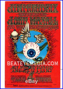 Rick Griffin- Hendrix-grateful Dead-comic Art-concert Poster-stanley Mouse-bg105