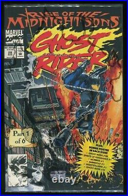 Rise of the Midnight Sons Sealed Comic Set 1-6 Lot Ghost Rider 28 Morbius Poster