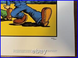 Robert R Crumb Keep On Truckin Art Print Poster #/300 Grateful Dead Psychedelic Robert R Crumb Keep On Truckin Art Print Poster #/300 Grateful Dead Psychedelic
