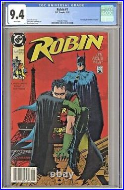 Robin #1 CGC 9.4 1st First Print Newsstand Neal Adams Poster 1991 Classic Rare