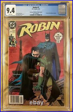 Robin #1 CGC 9.4 Newsstand Edition Rare 2nd Printing 1991 DC Comics Tim Drake