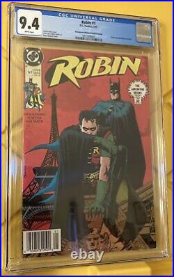 Robin #1 CGC 9.4 Newsstand Edition Rare 2nd Printing 1991 DC Comics Tim Drake