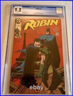 Robin #1 CGC 9.8 New Slab Neal Adams poster included 1991