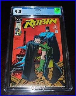 Robin #1 CGC 9.8 White Pages DC Comics 1991 1st First Printing Neal Adams Poster