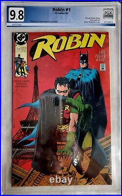 Robin #1 Pgx 9.8 Key 1st DC Edition 1991 Neal Adams Poster Not Cgc Cbcs Egs