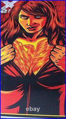 Rockets are Red X men comic poster limited edition of 100 Jean Grey 24x19