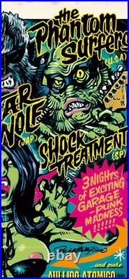 Rockin'Jelly Bean Erostika x Offset FUNTASTIC DRACULA CARNIVAL 2016 Poster Rare