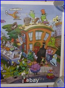 Rockos Modern Life Lithograph Poster Nickelodeon Limited Edition Joe Murray Rare