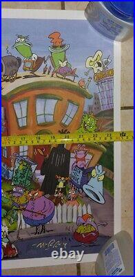 Rockos Modern Life Lithograph Poster Nickelodeon Limited Edition Joe Murray Rare