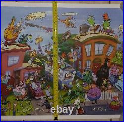 Rockos Modern Life Lithograph Poster Nickelodeon Limited Edition Joe Murray Rare