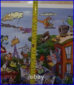 Rockos Modern Life Lithograph Poster Nickelodeon Limited Edition Joe Murray Rare