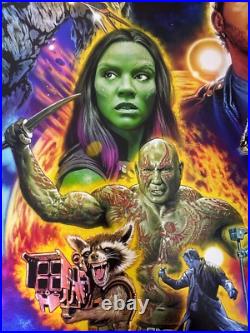 Roger Motzkus Guardians of the Galaxy Rare Movie Poster Art Print BNG Mondo Roger Motzkus Guardians of the Galaxy Rare Movie Poster Art Print BNG Mondo