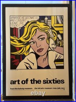 Roy Lichtenstein, M-Maybe, from Art of the Sixties, Screenprint Poster