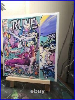 Rune 0 Signed By Barry Windsor Smith + Rare Poster