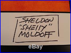SALE ACTION COMIC #1 Ltd Ed Print Signed by SHELDON SHELLY MOLDOFF framed