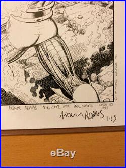 SDCC 2015 ARTHUR ADAMS X-Men art print 13x19 poster SIGNED 175 EXCLUSIVE Marvel