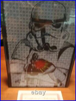 SDCC 2017 Michael Golden Signed Star Wars Stromtrooper Comics Art Print Framed