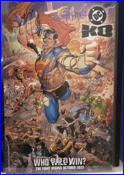 SDCC 2025 DC KO Poster Signed By Scott Snyder And Joshua Williamson Framed