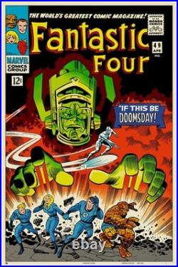 SDCC 2025 Mondo Fantastic Four #49 Poster Print Jack Kirby Comic Book IN HAND
