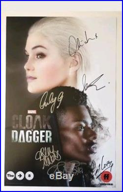 SDCC Cloak and Dagger signed poster