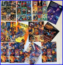 SEE LIST 88pc LOT 1993-1995 COMIC PROMO CARDS SHEETS POSTERS MARVEL FLEER X-MEN+