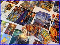 SEE LIST 88pc LOT 1993-1995 COMIC PROMO CARDS SHEETS POSTERS MARVEL FLEER X-MEN+