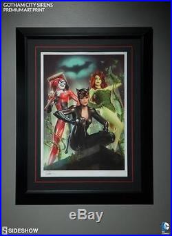 Sideshow Exclusive Gotham City Sirens Premium Art Print. Harley, Catwoman & Ivy