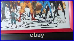 SIGNED 167x+ Marvel Comic Book Artist's Marvel Poster, 11, ready for display