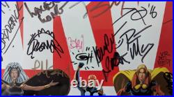 SIGNED 167x+ Marvel Comic Book Artist's Marvel Poster, 11, ready for display