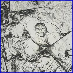 SIGNED ARTHUR ADAMS, ORIGINAL SIN #1-8 VARIANT COVER VINYL POSTER PRINT 33x44