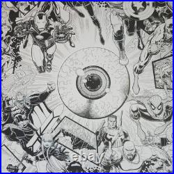 SIGNED ARTHUR ADAMS, ORIGINAL SIN #1-8 VARIANT COVER VINYL POSTER PRINT 33x44