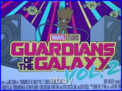 SIGNED Mondo Guardians of the Galaxy Vol 2 Screen Print by 100% Soft XXX/275 SIGNED Mondo Guardians of the Galaxy Vol 2 Screen Print by 100% Soft XXX/275