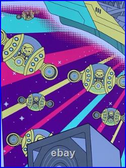 SIGNED Mondo Guardians of the Galaxy Vol 2 Screen Print by 100% Soft XXX/275 SIGNED Mondo Guardians of the Galaxy Vol 2 Screen Print by 100% Soft XXX/275