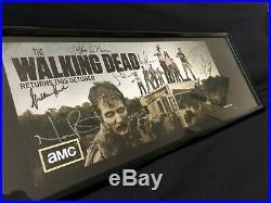 SIGNED Walking Dead Poster Promo SDCC 2012 Signed by Original cast & Kirkman