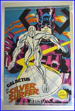 SILVER SURFER & GALACTUS POSTER MARVELMANIA 1970 Jack Kirby Art Mail ...