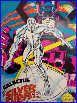 SILVER SURFER Poster Marvelmania 1970 Jack Kirby art Rare Mail Order Only
