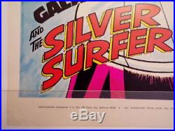 SILVER SURFER Poster Marvelmania 1970 Jack Kirby art Rare Mail Order Only