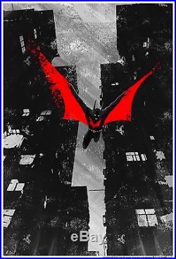 SOLD OUT! BATMAN BEYOND 13x19 Poster MARK CHILCOTT Low #2/75 Bottleneck Mondo