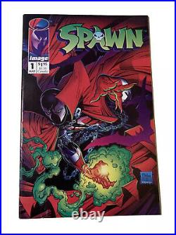 SPAWN 1 Comics First Issue 1992 IMAGE COMICS SPAWN POSTER INCLUDED NEW