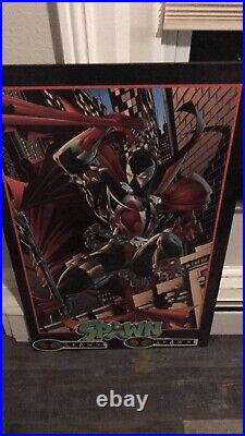 SPAWN comic Posterboard! Promotional Advertisement